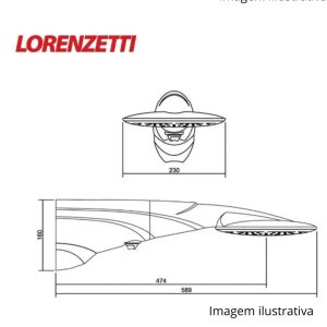Chuveiro Ducha Lorenzett Advanced Eletronico Turbo 7500W 220V - Imagem 5