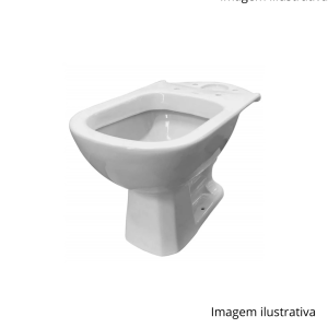 Bacia Com Caixa Acoplada Square Lorenzetti Preto Sem Tampa - Imagem 4