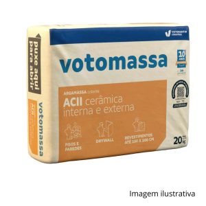 Argamassa Votomossa Externa AC2 Cinza 20kg Votoram - Imagem 3