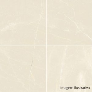 Piso Lef VA54110 Galileu bege Brilhante Retificado 54x54 - caixa 2.60m² - Imagem 3