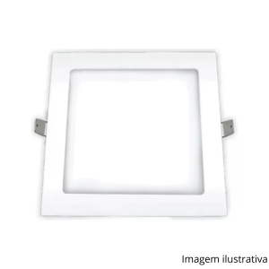 Kit c/3 Luminária Led De Embutir Ourolux 24W 6500K Quadrada (cópia) - Imagem 3