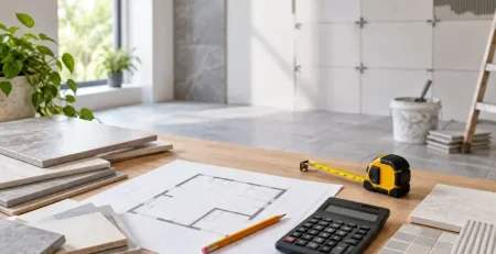 Como calcular a quantidade de piso e revestimento para uma obra